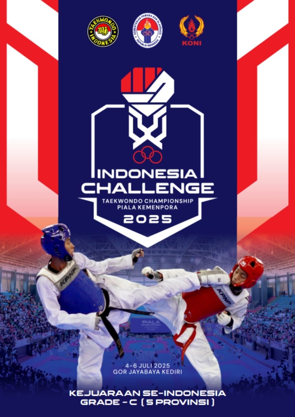 Ajang Pertarungan Prestasi Taekwondo di Tanah Air Taekwondo Indonesia Dojang blackjaguartc